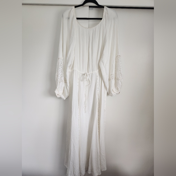 - Free People Southwest Lace Maxi Dress Size XL - Picture 5 of 12